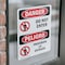 Signmission Do Not Enter Bilingual Danger Sign, Vinyl Decal, 10in W x 14in L, 2PK OS-2PACK-DS-D-1014-VS-1151 - alternate 6